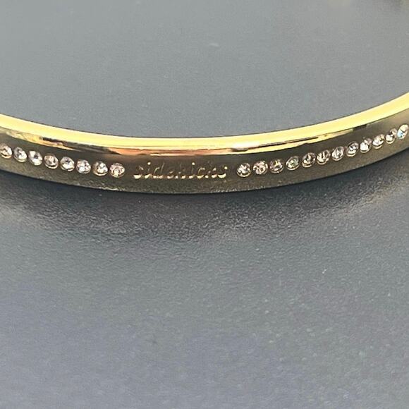 Kate Spade New York Idiom Friendship Gold Plated Bangle Bracelet - Picture 5 of 10